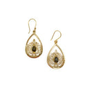 Tanvi Labradorite Earrings Lotus Teardrop