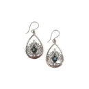Tanvi Labradorite Earrings Lotus Teardrop