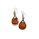 Banjara Earrings with Red Jasper