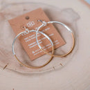 Seed Bead Hoop Earrings