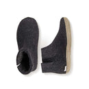 Glerups Wool Boot Leather Sole