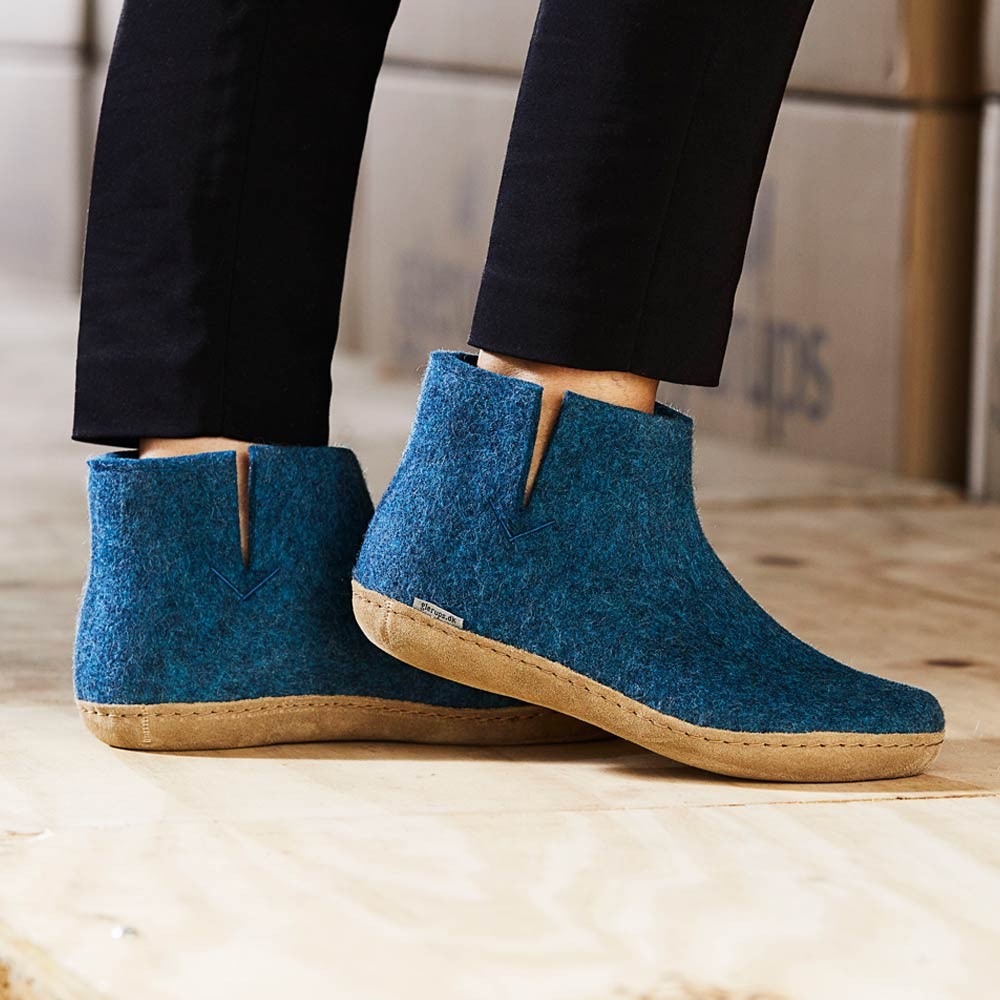 Glerup boots‎ Boot with leather sole - Grey – glerups.com main image 2