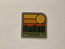Tree Sunset River Sticker
