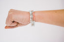 Worthy Morse Code Bracelet - Cream and Sand