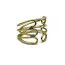 Gold Plated Adjustable Rings