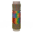 Rainbow Fimo Bracelet with Pull String