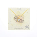 Gold Birthstone Mineral Necklace