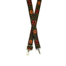 1.25" Multi Floral Vine Emb Guitar Strap