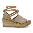 Nino Wedge Sandal - Taupe