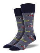Socksmith Canoes Denim Heather Socks