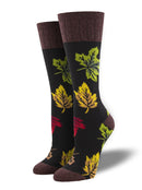 Women's We All Fall Down Black Socks