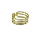 Gold Plated Adjustable Rings
