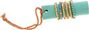 Gold and Blue Bead Stretch Ring Set