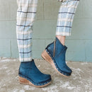Savina Wedge Bootie Camel