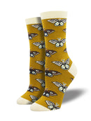 Vintage Moth Bamboo Socks