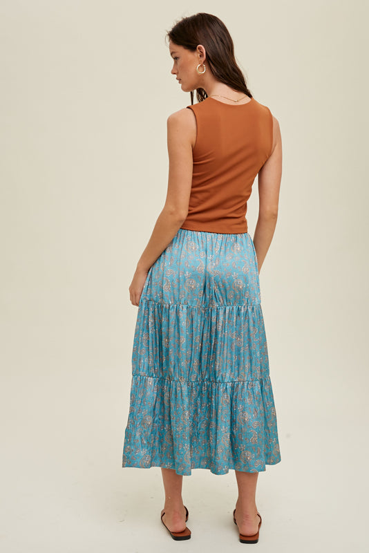 Smoothing  Relaxed Crop Top - Cinnamon