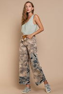 V-Neck Sleevleess Henly Top- Desert Sage