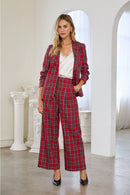 Red Plaid Pants