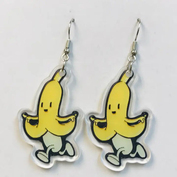 Running Banana Earring