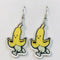 Running Banana Earring