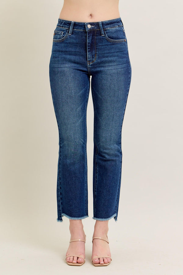 Judy Blue High Rise Dark Wash Kick Flare