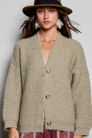 Textured Knit Cardigan