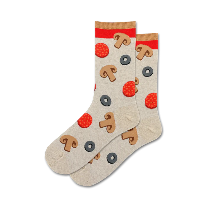 Women's Pizza Topping Socks