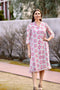 Heather Cotton Dress - Pink & Blue