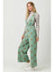 Embroidered Corduroy Jumpsuit