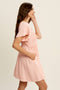 Lace Trim Babydoll Mini Dress