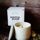 Coastal Bloom Concrete Candle