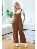 Classic Brown Corduroy Overalls