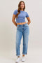 Judy Blue Mid Rise Cuffed Boyfriend Cut