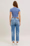 Judy Blue Mid Rise Cuffed Boyfriend Cut