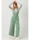 Embroidered Corduroy Jumpsuit