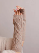 Aran Soft Knitted Arm Warmer