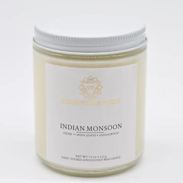 Indian Monsoon Candle Jar