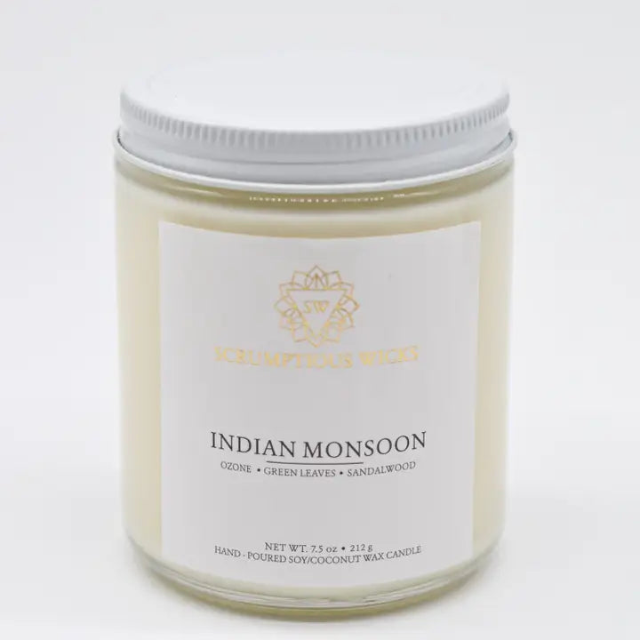 Indian Monsoon Candle Jar