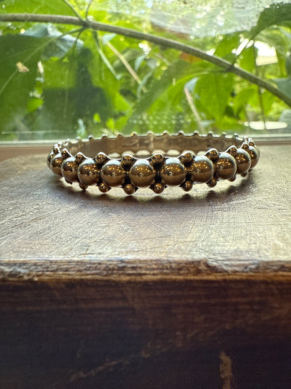 Sterling Silver Bubble Cuff Bracelet