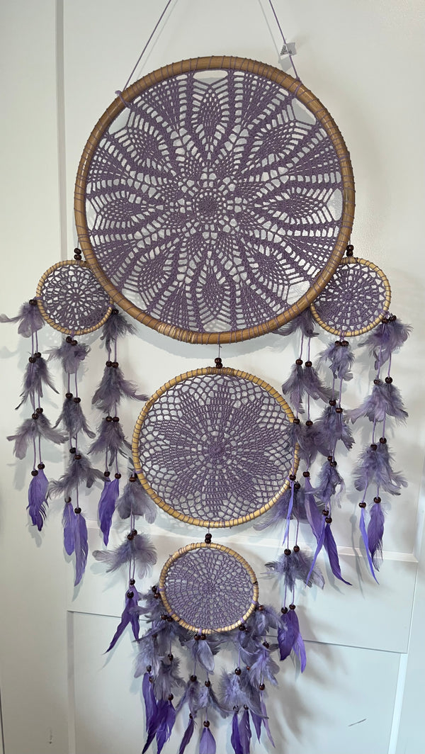 Assorted XL Bamboo Sun Burst Dream Catcher