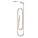 Head of the Class Silver Paperclip Earrings