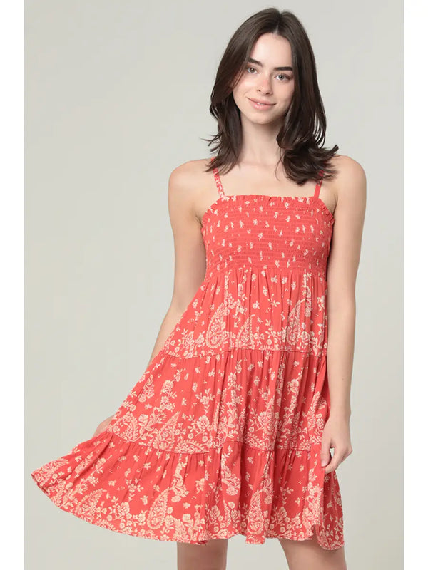 Smocked Bust Babydoll Sundress