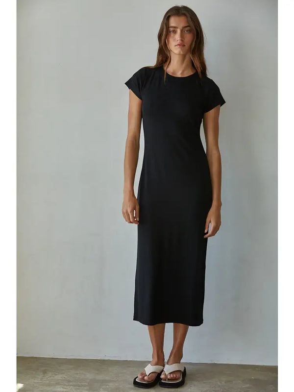 Sylva Bodycon Midi Dress Knit
