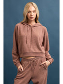 Brushed Rib Hoodie