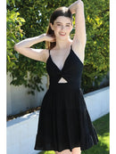 Twist Front Cut Out Dress