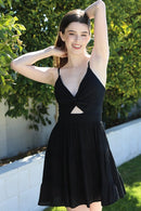 Twist Front Cut Out Dress