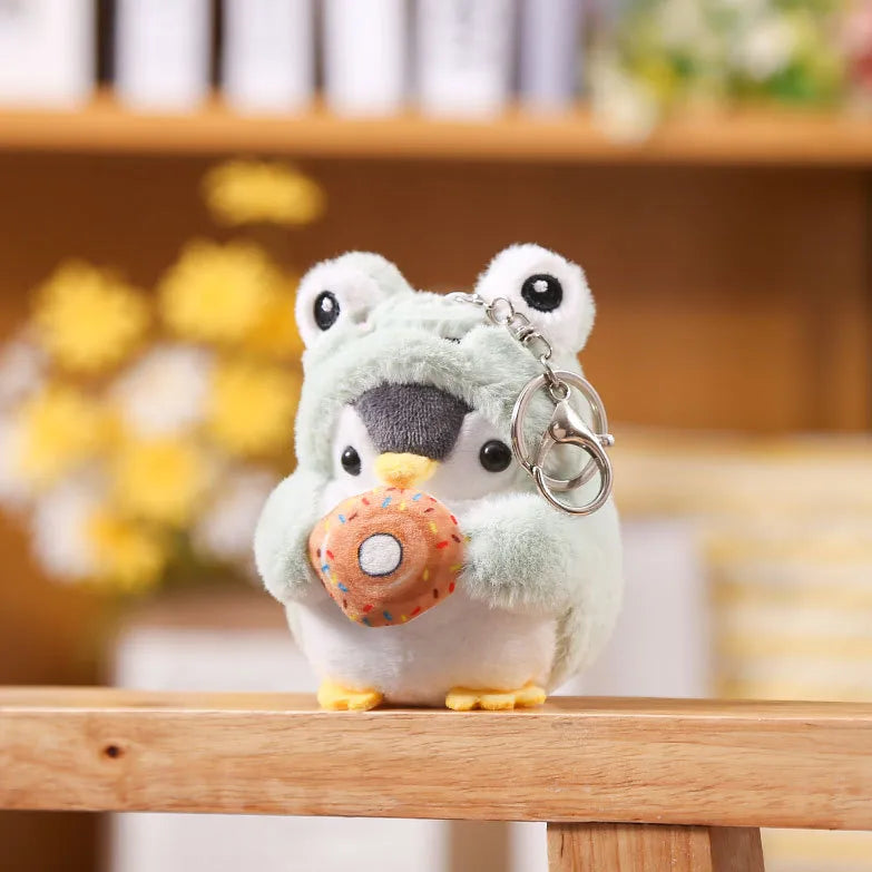 Plush Penguin Keychain
