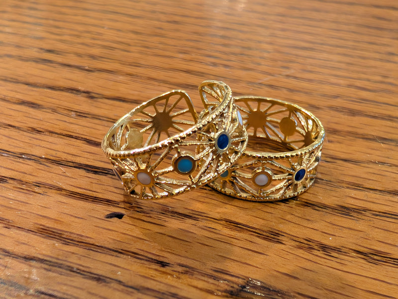 Gold Tone Adjustable Ring