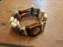 Wood & Leather Bracelet - Small
