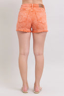 Judy Blue - Peach Dyed Shorts